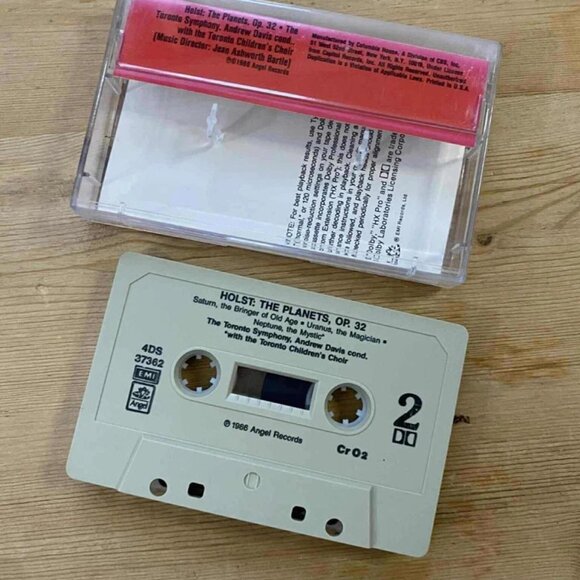 Holst , The Toronto Symphon , Andrew Davis Vintage Cassette Tapes C11 - Picture 2 of 2